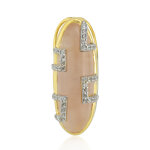 Pendentif en argent et quartz rose (monosono collection)