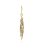 Pendentif en or et diamant champagne i2 (de melo gold)