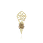 Pendentif en or et diamant champagne i2 (ornaments by de melo)