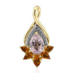 Pendentif en or et kunzite du br�sil (remy rotenier)