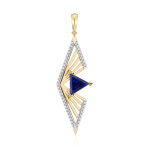 Pendentif en or et saphir bleu (rifkind 1894 collection)
