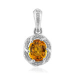 Pendentif en or et saphir orange de ban ka cha