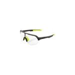 100% eyewear s2 cool grey soft tact photochromic sunglasses, grey / photochromic
