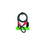Antivol en u abus ultra 410 mini (140 mm, avec câble), black / green Antivol en u abus ultra 410 mini (140 mm, avec câble), black / green