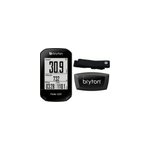 Bryton rider 420h gps cycle computer bundle, black