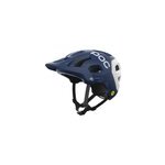 Casque poc tectal race mips, lead blue / hydrogen white matt