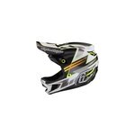 Casque troy lee designs d4 stealth (carbone), saber grey gloss