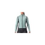 Castelli women's alpha ros 2 light jacket, sterling blue / black / black reflex