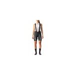 Castelli women's velocissima 3 cycling bib shorts, black / silver