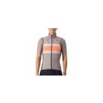 Castelli women's velocissima pro light vest, coca / coral / grey