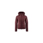 F�hn women's bonded down jacket, burgundy