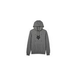Fox racing boxed future fleece pull over hoodie, heather graphite