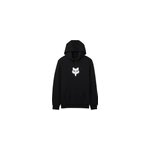 Fox racing fox head camo fleece pull over hoodie, black