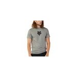 Fox racing fox head short sleeve premium t - shirt, heather graphite