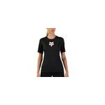 Fox racing women's ranger short sleeve foxhead cycling jersey, black