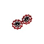 Galets de dérailleur hope jockey wheels, red Galets de dérailleur hope jockey wheels, red