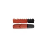 Kool stop dura2 cartridge inserts dual compound, red / black