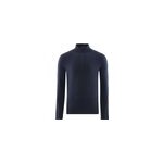 Maillot de corps fhn mrinos (250, manches longues, fermeture zippe), navy