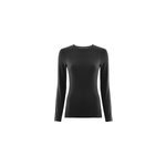 Maillot de corps fohn mrinos femme (200, manches longues), black