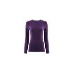 Maillot de corps fohn mrinos femme (200, manches longues), purple