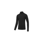 Maillot de corps nukeproof (laine mrinos, manches longues, fermeture zippe 1 / 4), black