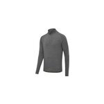 Maillot de corps nukeproof (laine mrinos, manches longues, fermeture zippe 1 / 4), grey