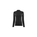 Maillot de corps zipp fhn mrinos femme (250, manches longues), black