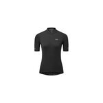 Maillot dhb 2. 0 femme (zip 1 / 4, manches courtes), black