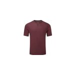 Maillot dhb trail merino m(130) (manches courtes), burgundy
