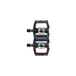 P�dales de descente crank brothers mallet (�dition loic bruni), black / blue / red