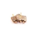 Plaquettes de frein � disque brand - x (organiques, paire), gold