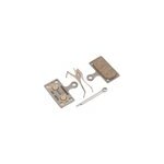 Plaquette de frein  disque shimano xtr - xt - slx - alfine (g04s), silver / brown
