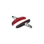 Plaquettes de frein vtt lifeline essential (v - brake, dual stop), red / black
