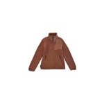 Polaire � capuche f�hn polartec big pile femme, mahogany