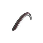Schwalbe lugano ii k - guard folding road tyre, black / red