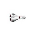 Selle selle san marco aspide open - fit racing, white / black / red Selle selle san marco aspide open - fit racing, white / black / red