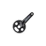 Shimano m6120 deore boost single 12 speed chainset, black