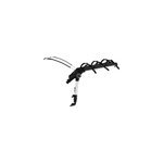 Thule outway 3 - bike rear mount bike carrier, black / silver