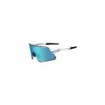 Tifosi eyewear rail race matte white interchangeable 2023, clarion blue / clear