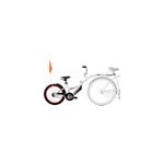 Weeride co pilot tagalong trailer bike, silver