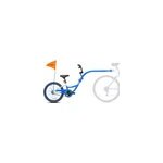 Weeride tagalong link bike trailer, blue