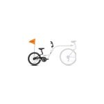 Weeride tagalong link bike trailer, white
