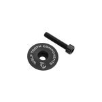 Wolf tooth ultralight stem cap and bolt, black