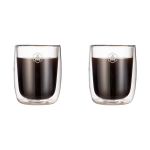 2 tasses  cappuccino double paroi - 250ml laguiole cuisson