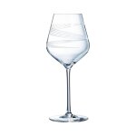 4 verres  pied 47cl intense - cristal d'arques - ultra rsistant cristal d'arques
