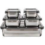 5 botes rectangulaires inox laguiole cuisson