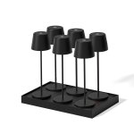 6 lampes led avec plateau de chargement kelly h38cm lumisky 6 lampes led avec plateau de chargement kelly h38cm lumisky