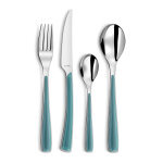 Aliz - mnagre 24 pices turquoise amefa