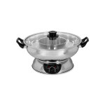 Appareil  fondue chinoise 2 compartiments avec fourchettes et passoires rotel rotel