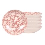 Assiette creuse la rouge 22 cm (lot de 6) table passion